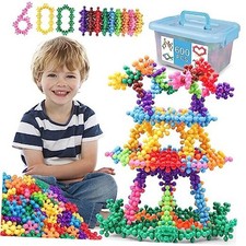 600 PCS Building Blocks Connect Toys,Interlocking Solid Plastic Ne-600p