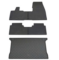 Gummi FußMatten Kofferraumwanne FüR BMW I3 I01 2013-2022 Set Gummimatten Auslage