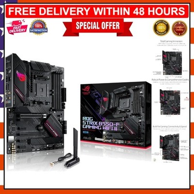 Next-Gen ROG Strix B550-F Gaming Motherboard: WiFi 6E, Easy BIOS, RGB Lighting