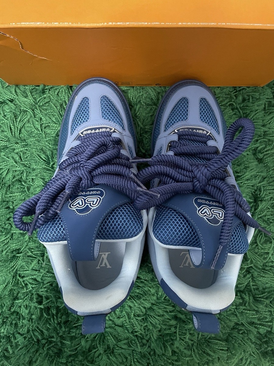 Size 7LV (8.5-9 US) - Louis Vuitton Skate ' Blue Light Blue