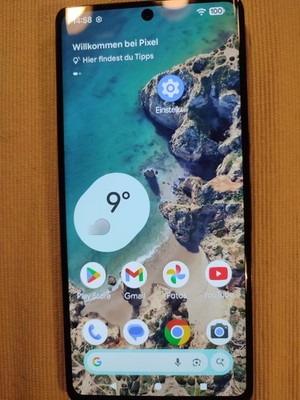 Google Pixel 7 pro schwarz  6,7 Zoll  5G  12/128GB  eSim  sehr gut erhalten