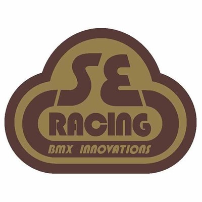 SE Racing - 80'S Head tube decal - Gen 2 BROWN & GOLD- Old school bmx
