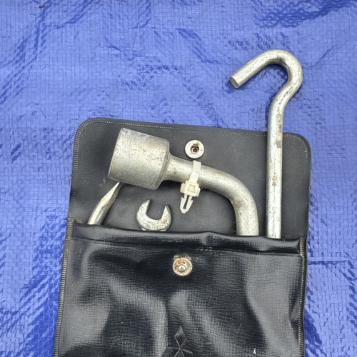 91-99 DODGE STEALTH 3000GT EMERGENCY SPARE TIRE LIFT JACK WRENCH TOOL KIT OEM - Picture 5 of 12