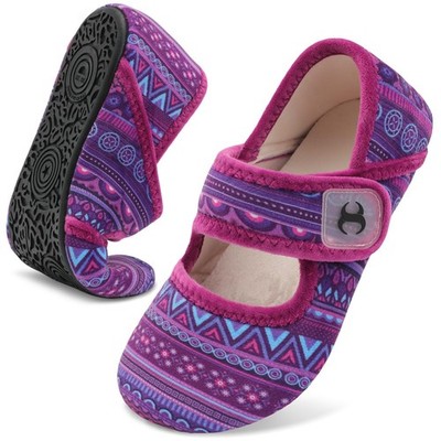 Purple Slippers Women Men Ladies House Slipper Non Slip Rubber Warm Bathroom ...