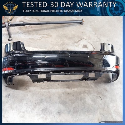 15-20 AUDI A3 S3 SEDAN REAR BUMPER COVER METALLIC BLACK OEM 8V4807511L