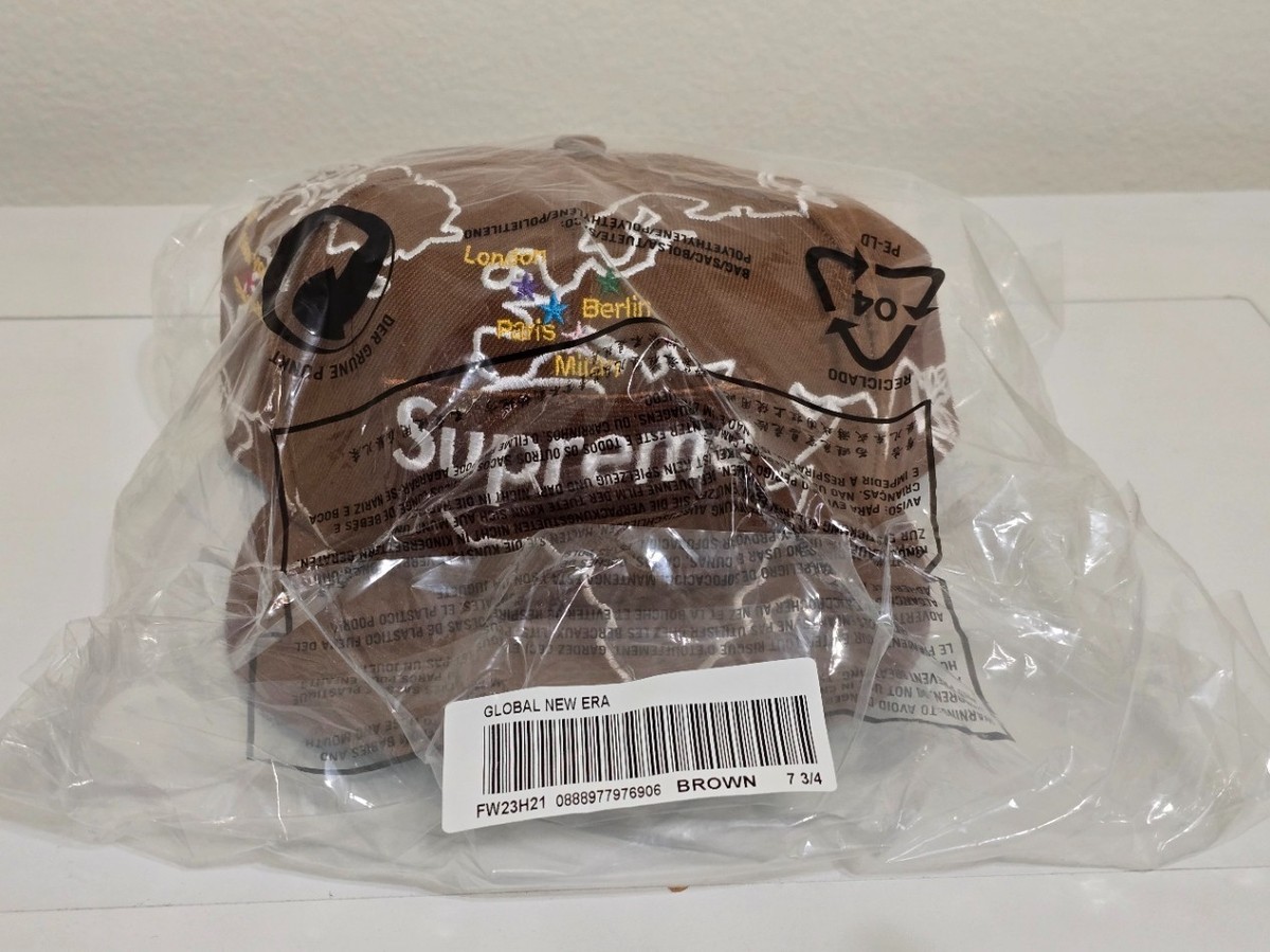 Supreme Worldwide Box Logo New Era Hat - 7 3/4 - 61.5cm FW23H21