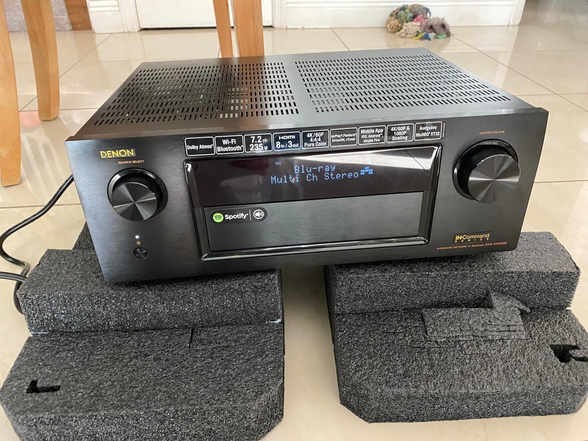 Denon AVR AVR-X4100W 7.2 Channel 235 Watt Receiver for sale online