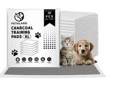 XL Charcoal Dog Training Pads 24x36 30 Count 6-Layer Leakproof Odor Control