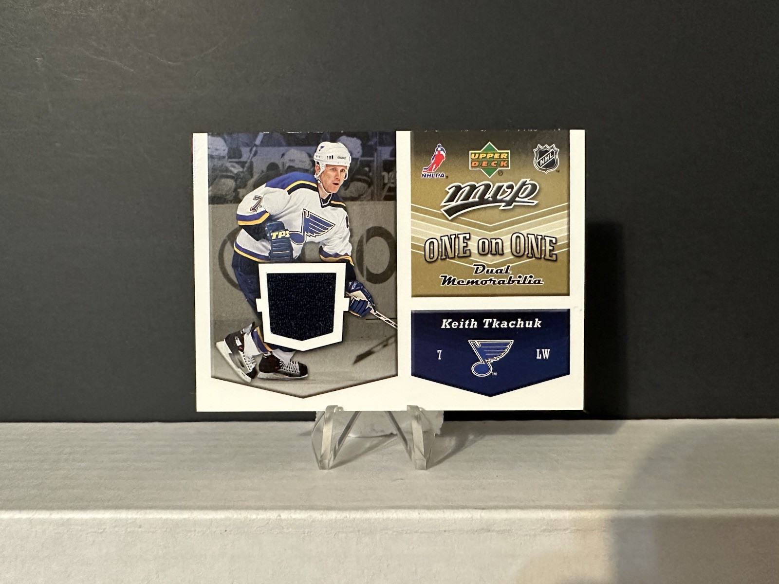 Keith Tkachuk Martin Havlat 2006-07 Upper Deck MVP One On One Dual GmUsd Jersey