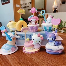 Sweet Dessert Series Memo Holder Blind Box Sanrio Characters Figure Holly Box