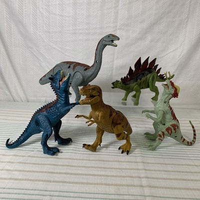 Kid Galaxy T-Rex Brontosaurus Pachycephalosaurus Stegosaurus Carnotaurus  Lights