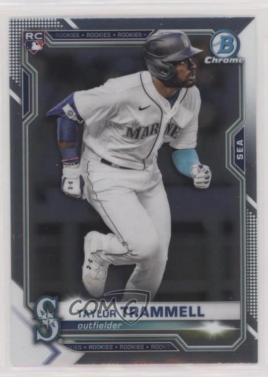 2021 Bowman Chrome Taylor Trammell #61 0nr3