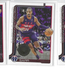 2025 Topps Alex Sarr NBA All Rookie Team Washington Wizards No 96