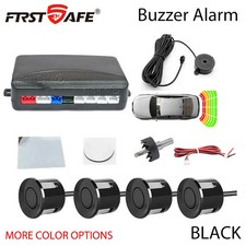 Car Parking Sensor Kit 4Sensors Buzzer Alarm 22mm Reverse Backup Indicator