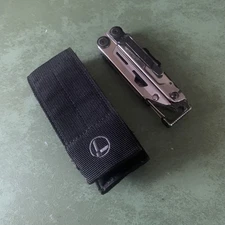 Leatherman Signal Multi Tool Black And Silver With New Sheath VGUC 8.5/9