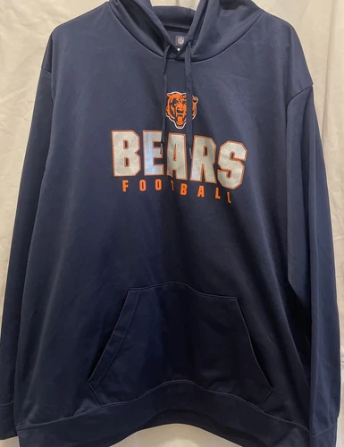 VETEMENTS Felpa con cappuccio Chicago Bears Football NFL Team Apparel 2XL Navy
