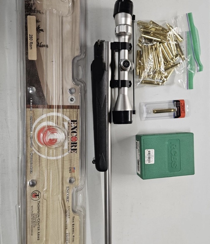 Thompson Center Encore 280 Rem Barrel And Accessories