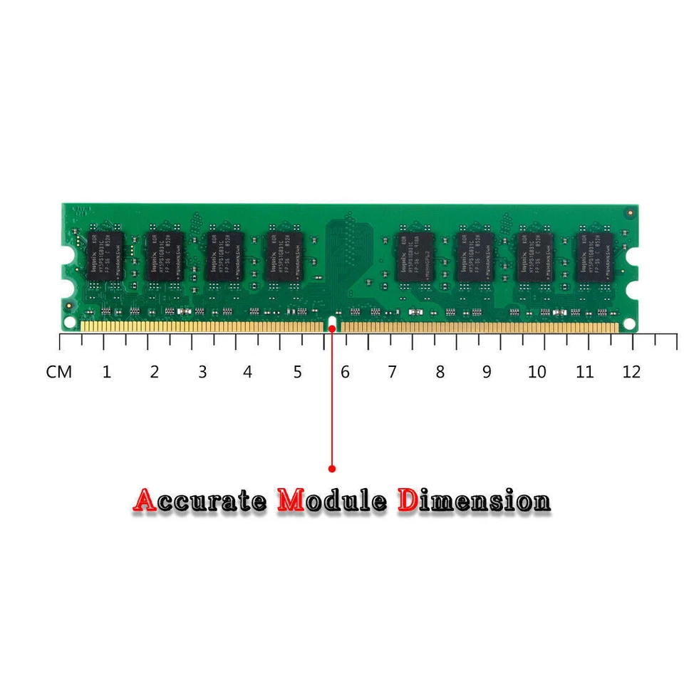 8GB Hynix 4X 2GB 2RX8 PC2-5300U DDR2 667MHz 240PIN Desktop RAM intel Memory DIMM - Image 4 of 4