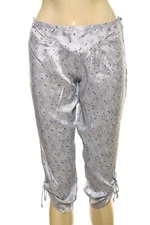 Isabel Marant Printed Pants S 36 Women's Casual Tapered Leg Boho Pant NEW 41123