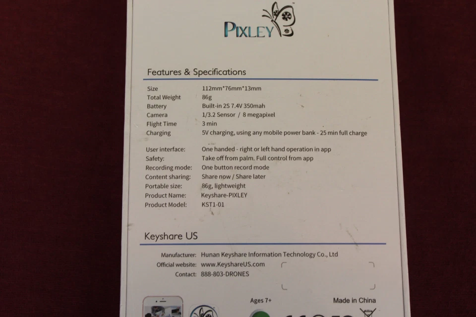 Pixley Keyshare Drone / New Old Stock / Factory Sealed - Image 3 of 4