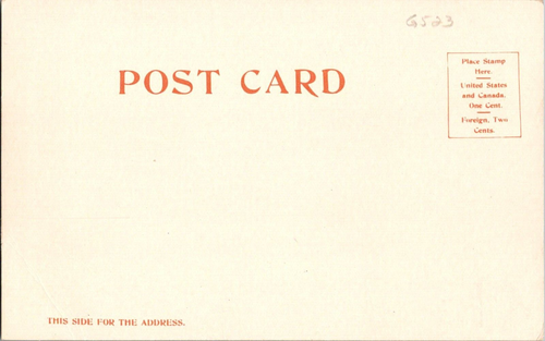 Postkarte Tsonsi-Pah Indianerweber Fred Harvey Indianergebäude Albuquerque fast neuwertig - Bild 2 von 2