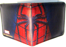 Spiderman Bi-Fold Wallet Marvel Red/Blue NEW WITH TAGS