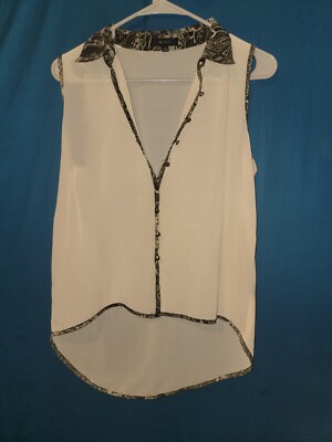 Womans Mine Small Snake Print Shirt, Pre Owned,  #712