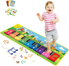 Floor Piano Mat for Toddlers   Musical Sensory Playmat with Animal Sounds, Educa