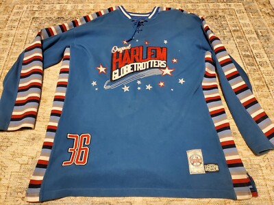 Harlem Globetrotters platinum fubuゲームシャツ Harlem Globetrotters Platinum FUBU Limited Edition Hockey style