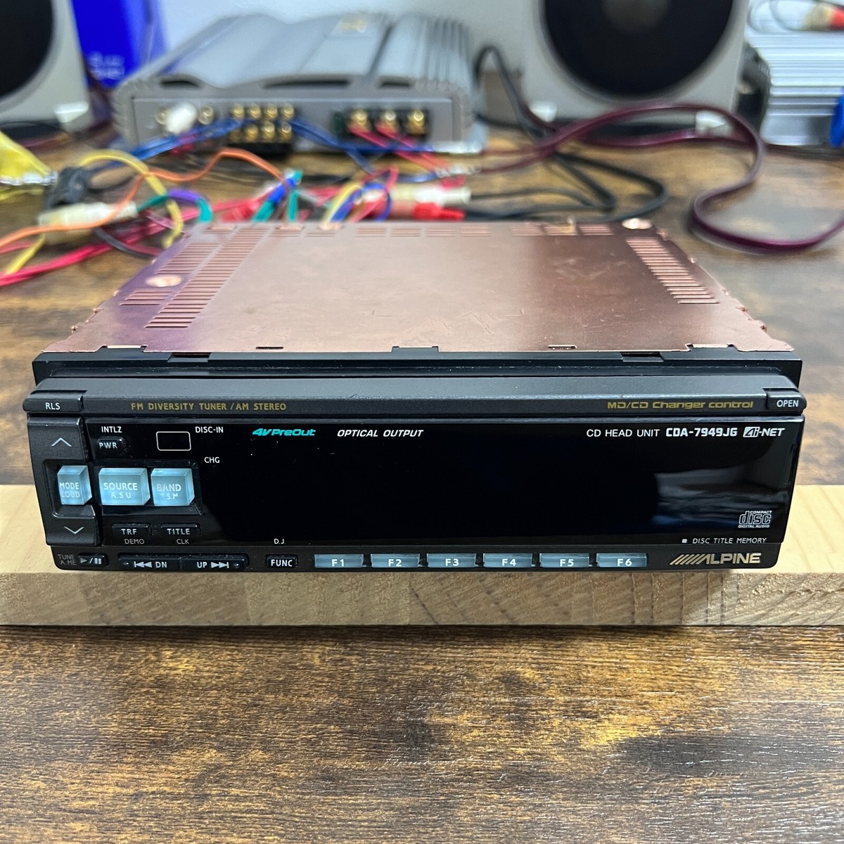 ALPINE CDA-7949JG 1DIN car stereo audio cd Ampress Old