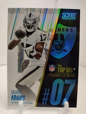 DAVANTE ADAMS SSP Top 100 2023 Panini SCORE Football CASE HIT ULTRA-RARE Raiders