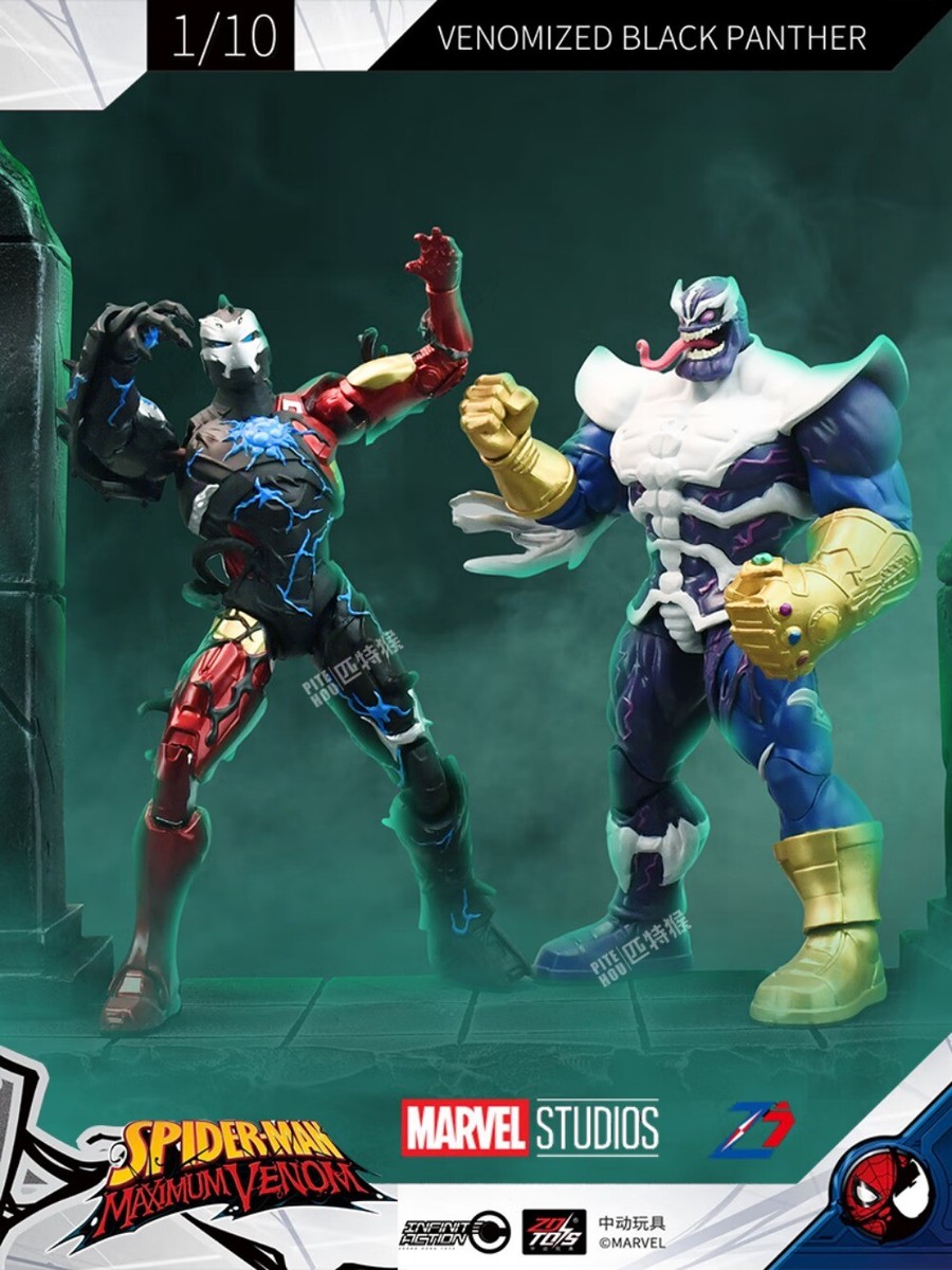 ZD TOY Comic Venomized Iron Man Action Figure Toys Kids Xmas