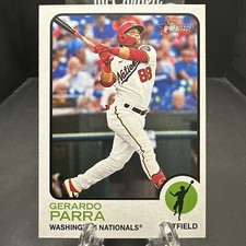 2022 Topps Heritage High Number Gerardo Parra #653 Washington Nationals