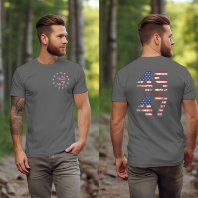T-shirt Politique Trump 2024 MAGA - Modèle Légende 'Missed Me', Taille L, Coupe Unisexe