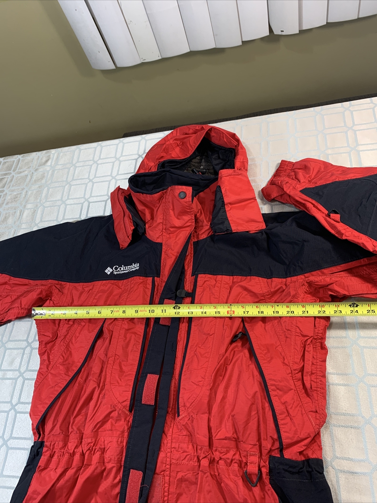 VTG Columbia Titanium Women’s Omni Tech Hood Zip Rain Coat Red Jacket Size Small eBay