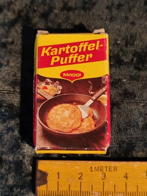  altes Paket/Päckchen, Maggi Kartoffel Puffer, Zubehör Kaufladen
