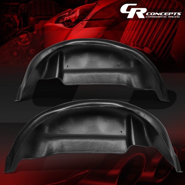 PAIR REAR WHEEL WELL COVER LINER GUARD INNER FENDER MUD FLAP FOR 1519