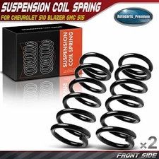 2x Front Left & Right Coil Springs for Chevrolet S10 Blazer GMC Jimmy S15 Sonoma