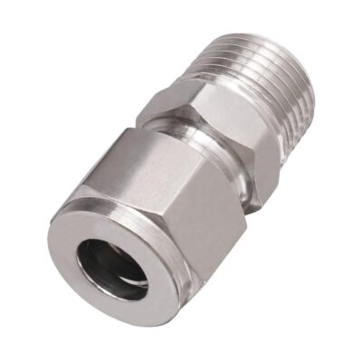 Stainless Steel 304 Compression Fitting 3/8'' OD Tube x 3/8'' NPT Male Coupler