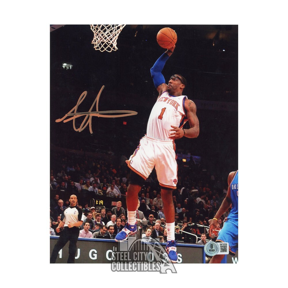 Amar'e Stoudemire Autographed Signed New York Knicks 8x10 Basketball Photo - BAS 