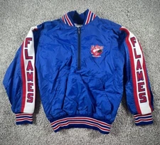 Vintage 80’s UIC Flames Hockey Jacket University Of Illinois Chicago Sz XS