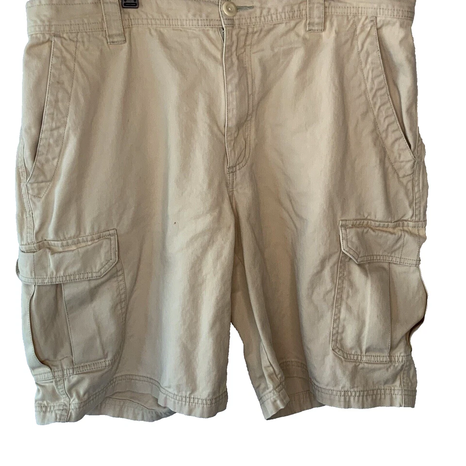 Pantalones Cortos Columbia Cargo Para Hombre 34 Omni Tono Seis Bolsillos Forrados Bronceado Senderismo Foto 2 de 4