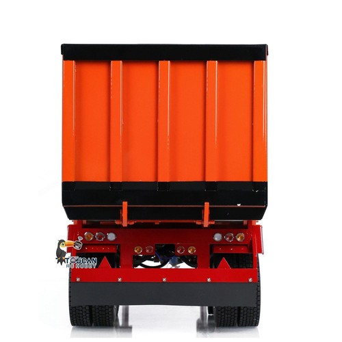 Metal 1/14 Hydraulic Dump Trailer W/Electric Legs for TAMIYA RC Tractor Trucks - Picture 10 of 20
