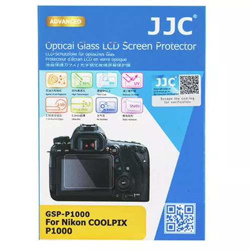 JJC GSP-P1000 Optical GLASS LCD Screen Protector Film para Nikon P1000 Ultra-thin - Imagen 1 de 2