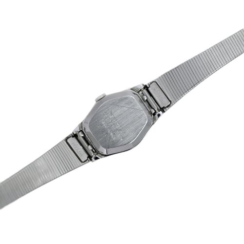 Orologio da polso Seiko donna vintage anni 90 tono argento quadrante bianco quarzo 17mm - Foto 3 di 10