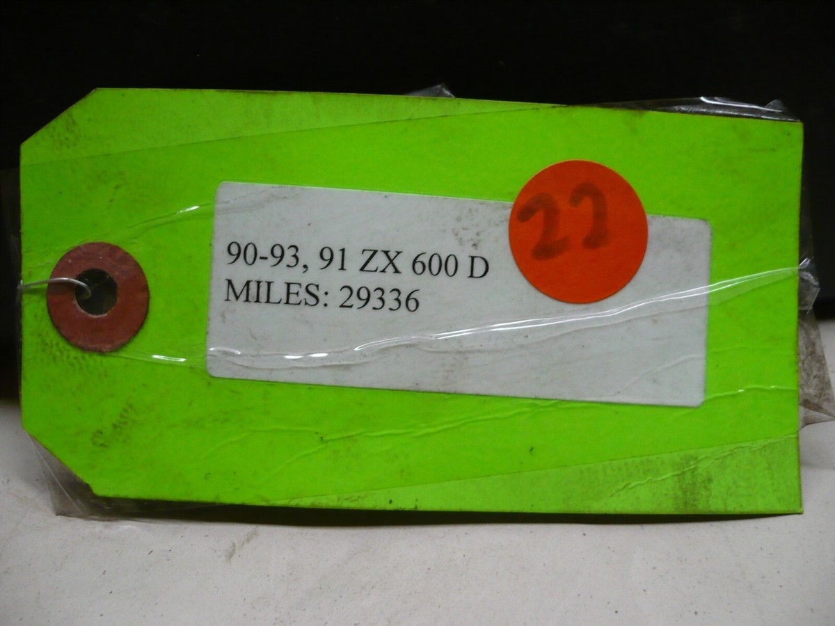 KAWASAKI 90-93 ZX600D ZX600 D ZX-6 SEAT OEM BLACK | eBay