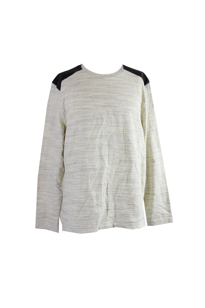 Alfani Ванильный топ с длинными рукавами, окрашенный в технике космической окраски, размер XL