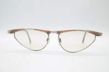 Vintage Germany Bronze Silver Oval Glasses Eyeglass Frame NOS