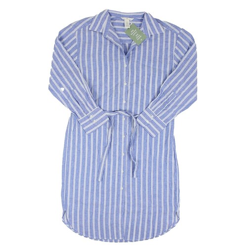 ZARA NEW WOMAN WHITE LINEN RUSTIC MIDI SHIRT DRESS BELTED V-NECK SIZE | M |  XS | | eBay