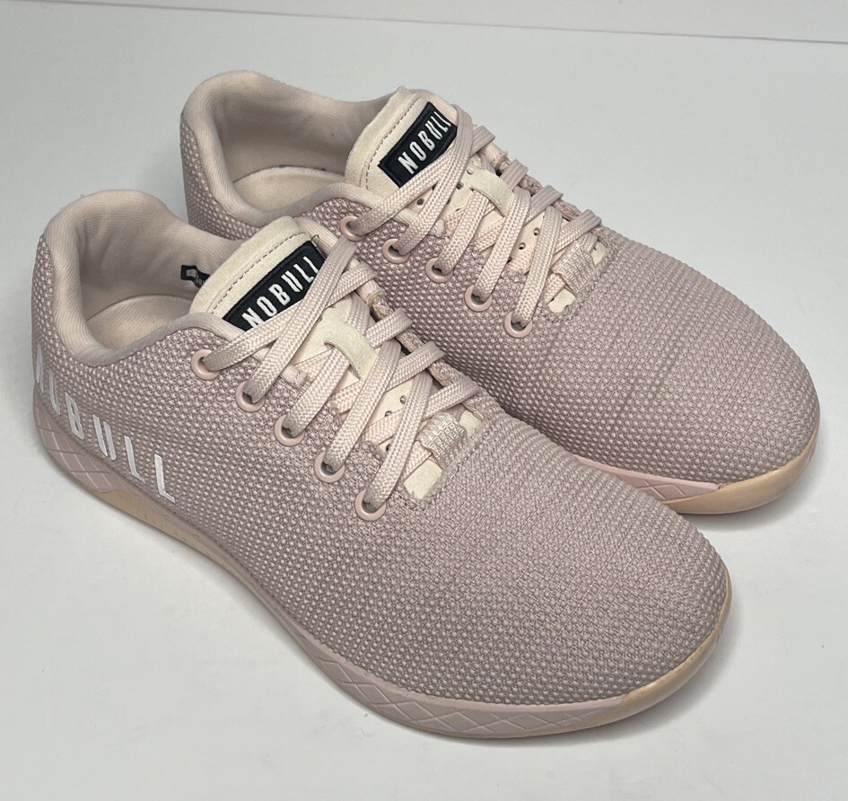 NoBull Rose Pink Super Fabric Just The Horns Shoes Men display picture 1